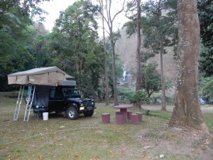 Campsite at Khlong Nam Lai Waterfall 